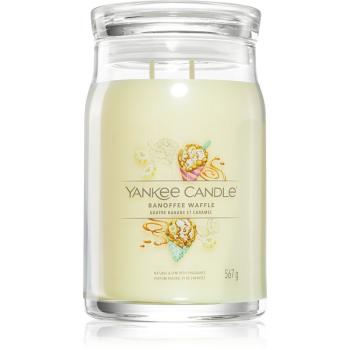 Yankee Candle Banoffee Waffle vonná svíčka Signature 567 g