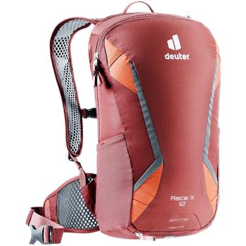 Cyklistický batoh Deuter Race X  redwood-paprika