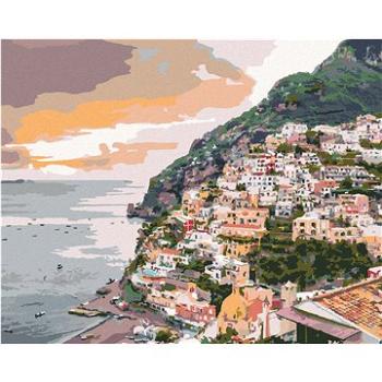 Zuty - Malování podle čísel - POSITANO ITÁLIE (TED DAVIS), 80x100 cm, vypnuté plátno na rám (HRAmmb07811nad)