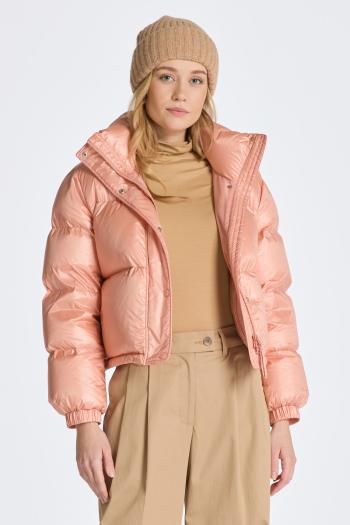 BUNDA GANT CROPPED DOWN JACKET SALMON PINK