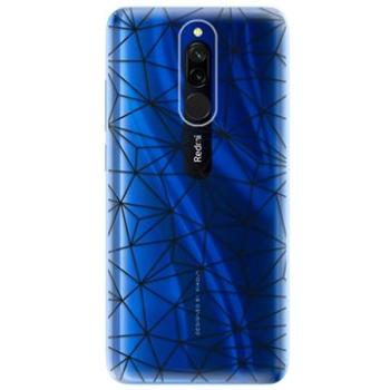 iSaprio Abstract Triangles 03 - black pro Xiaomi Redmi 8 (trian03b-TPU2-Rmi8)