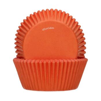 Cakesupplies Košíčky na pečení - Oranžové 48 ks