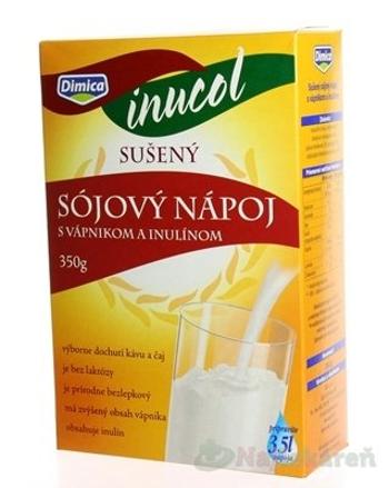 Dimica SÓJOVÝ NAPOJ INUCOL sušený s vápnikom a inulínom 350 g