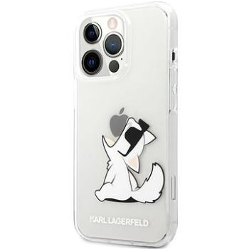 Karl Lagerfeld PC/TPU Choupette Eat Kryt pro Apple iPhone 13 Pro Transparent (3666339029074)