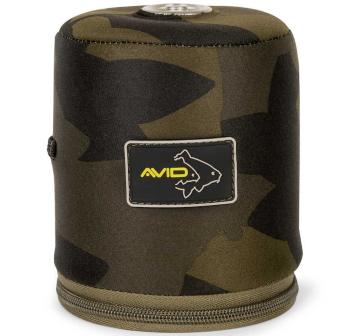 Avid carp obal na plynovou kartuši camo neoprene gas canister holder