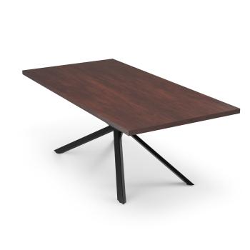 Blumfeldt Bearsdon jídelní set, stolová deska a kovové nohy stolu, industriální styl, stabilní, moderní
