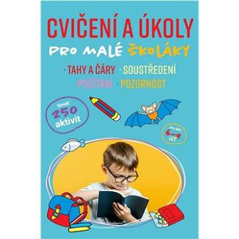 Cvičení a úkoly pro malé školáky: tahy a čáry, soustředění, počítání, pozornost (978-80-7567-918-5)