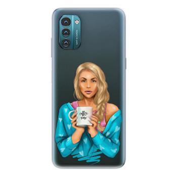 Odolné silikonové pouzdro iSaprio - Coffe Now - Blond - Nokia G11 / G21