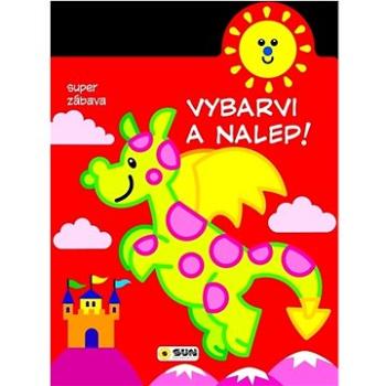 Vybarvi a nalep! Dráček: super zábava (8592257007861)