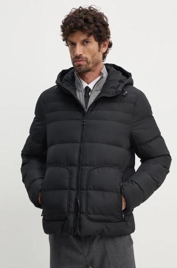Bunda Geox pánská, černá barva, zimní, M4628A-T3144-F9000