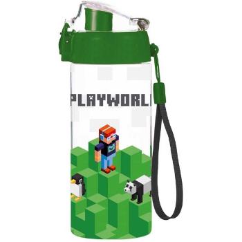 Oxybag PLAYWORLD 500 ML Dětská plastová láhev na pití, transparentní, velikost