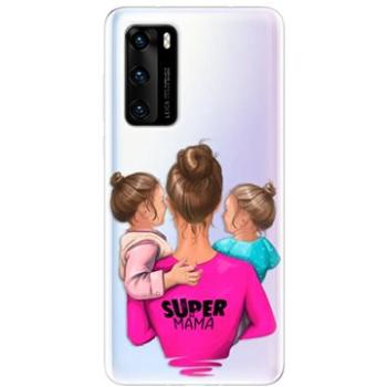 iSaprio Super Mama - Two Girls pro Huawei P40 (smtwgir-TPU3_P40)