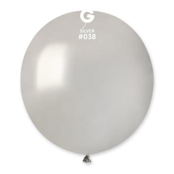 Svet balonku Balón metalický stříbrný 48 cm 100 ks