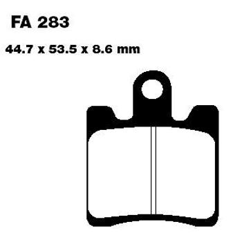 EBC Brzdové destičky SFAC283/4 (SFAC283/4)