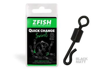 Zfish Obratlík Quick Change Swivel Matt - vel.10/22kg