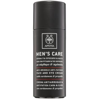 Apivita Men's Tonic Cream Cardamom & Propolis protivráskový krém na obličej a oči 50 ml