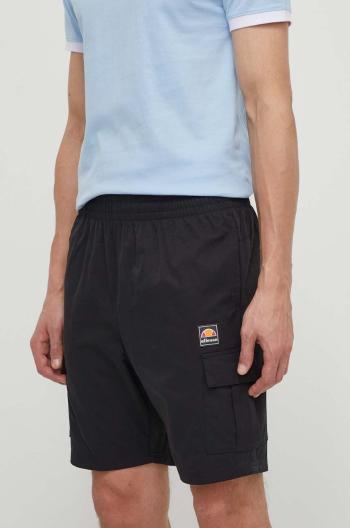 Kraťasy Ellesse Caprera Cargo Short pánské, černá barva, SHV17673