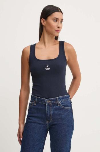 Top Guess Jeans dámský, tmavomodrá barva, W4YP48 KA0H1