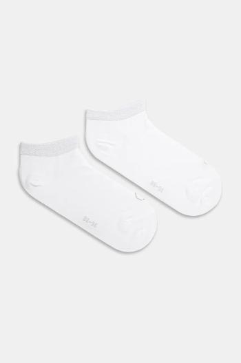 Ponožky Calvin Klein 2-pack dámské, bílá barva, 701230614