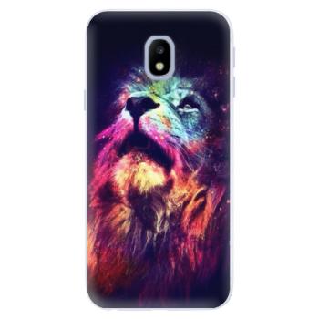 Silikonové pouzdro iSaprio - Lion in Colors - Samsung Galaxy J3 2017