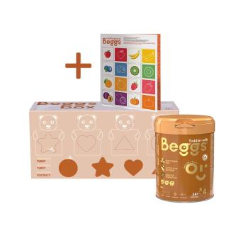 Beggs 4 Batolecí mléko box 3x800 g + pexeso