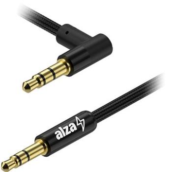 AlzaPower 90Core Audio 3.5mm Jack (M) to 3.5mm Jack 90° (M) 1m černý (APW-CBA3JM91B)