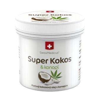 SwissMedicus Super Kokos a konopí pleťový olej 150 ml