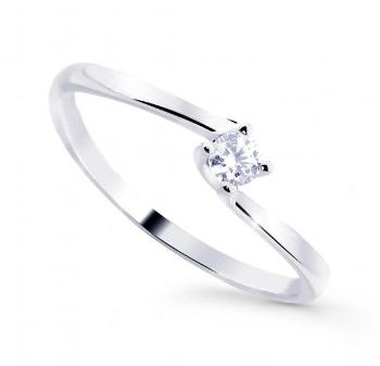 Cutie Jewellery Něžný třpytivý prsten z bílého zlata Z8013-10-X-2 58 mm