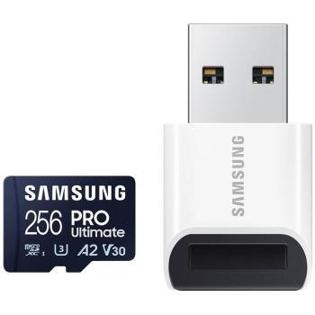 Samsung PRO Ultimate/micro SDXC/256GB/200MBps/UHS-I U3 / Class 10/+ Adaptér/Modrá