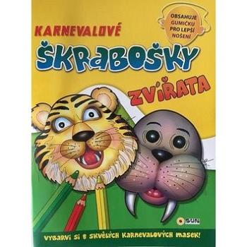 Karnevalové škrabošky Zvířata (8592257006437)