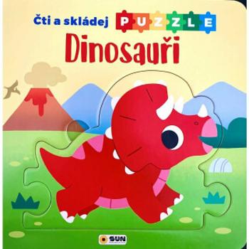 Čti a Skládej Puzzle Dinosauři