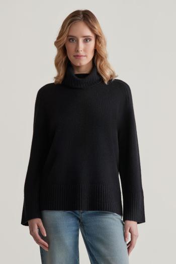 SVETR GANT CASHMERE ROLLNECK EBONY BLACK