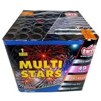 Ohňostroj - baterie výmetnic multi stars 49 ran  (8595596311583)