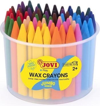 Jovi Jumbo Easy Grip Case Triangular Wax Crayons Voskovky Náhodná barva 72 ks