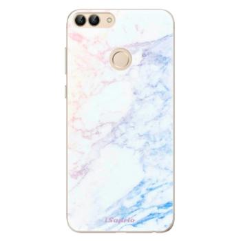 Odolné silikonové pouzdro iSaprio - Raibow Marble 10 - Huawei P Smart