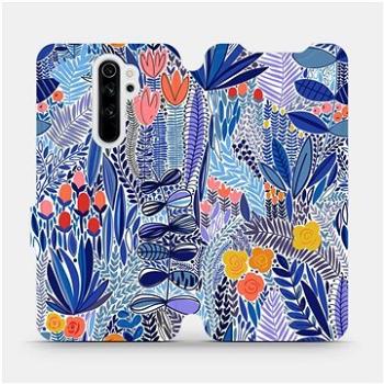 Flip pouzdro na mobil Xiaomi Redmi Note 8 Pro - MP03P Modrá květena (5903516765379)