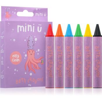 Mini-U Bath Crayons barevné tužky do koupele 6x96 g