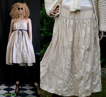 MICKY - szoknya vagy ruha azsúros puplinból