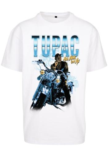 Mr. Tee Tupac All Eyez On Me Anniversary Oversize Tee white - M