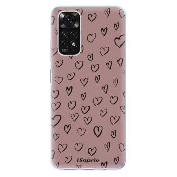 Odolné silikonové pouzdro iSaprio - Heart Dark - Xiaomi Redmi Note 11 / Note 11S