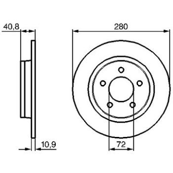 BOSCH Olejový filtr F 026 407 203 (F026407203)