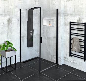 POLYSAN ZOOM BLACK obdélníkový sprchový kout 800x900 L/P varianta ZL1280BZL3290B