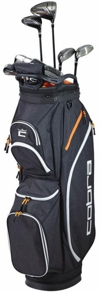 Cobra Golf Fly XL 2025 Black/Orange Levá ruka Graphite Regular Standard Golfový set