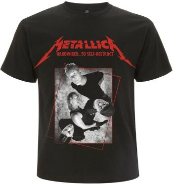 Metallica Tričko Hardwired Band Concrete Unisex Black M