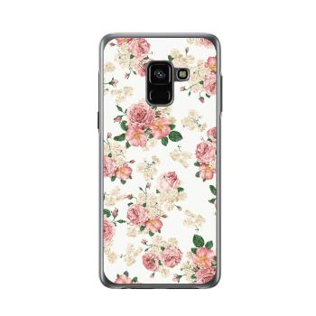PROTEMIO MY ART obal Samsung Galaxy A8 2018 PINK ROSES (016)