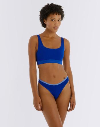 Organic Basics Core Thong Vibrant Blue L