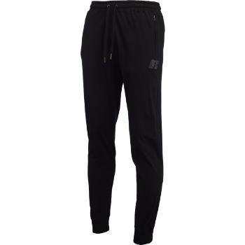 Russell Athletic PANTS ZIP Pánské tepláky, černá, velikost