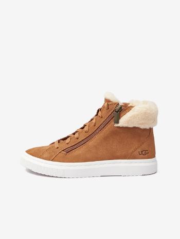 UGG Alameda Mid Zip Kotníková obuv Hnědá