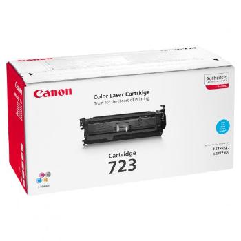 Canon originál toner CRG723, cyan, 8500str., 2643B002, Canon LBP-7750Cdn, O, azurová