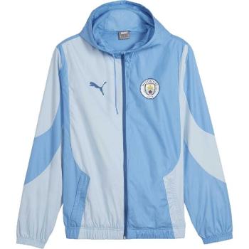 Puma MANCHESTER CITY FC PREMATCH WOVEN JACKET Pánská bunda, modrá, velikost